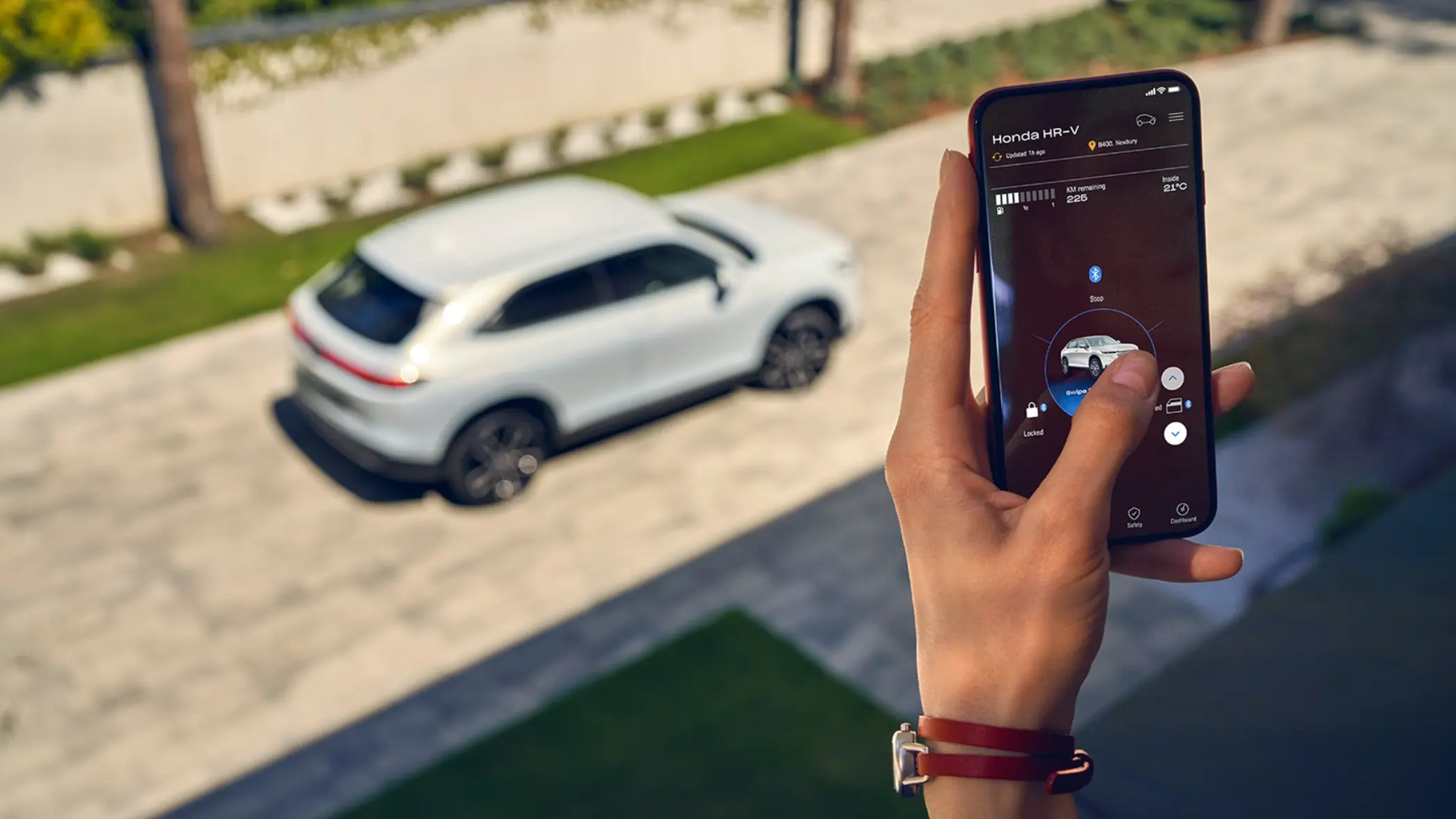 digitale sleutel met de my honda plus app