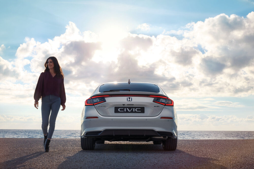 honda civic recht achter